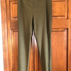 Eileen Fisher slim khaki pants